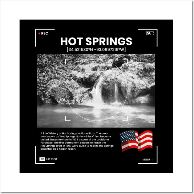 Hot springs National Park Wall Art by Sally Honey